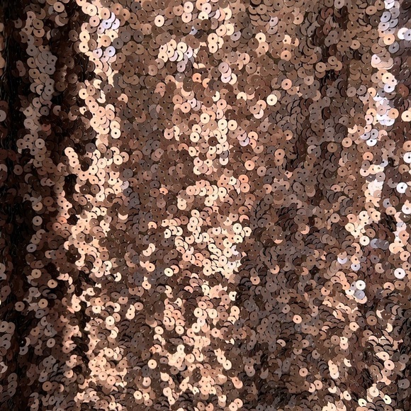 Theory Sequin Dress in Bronze and Black - Picture 2 of 7